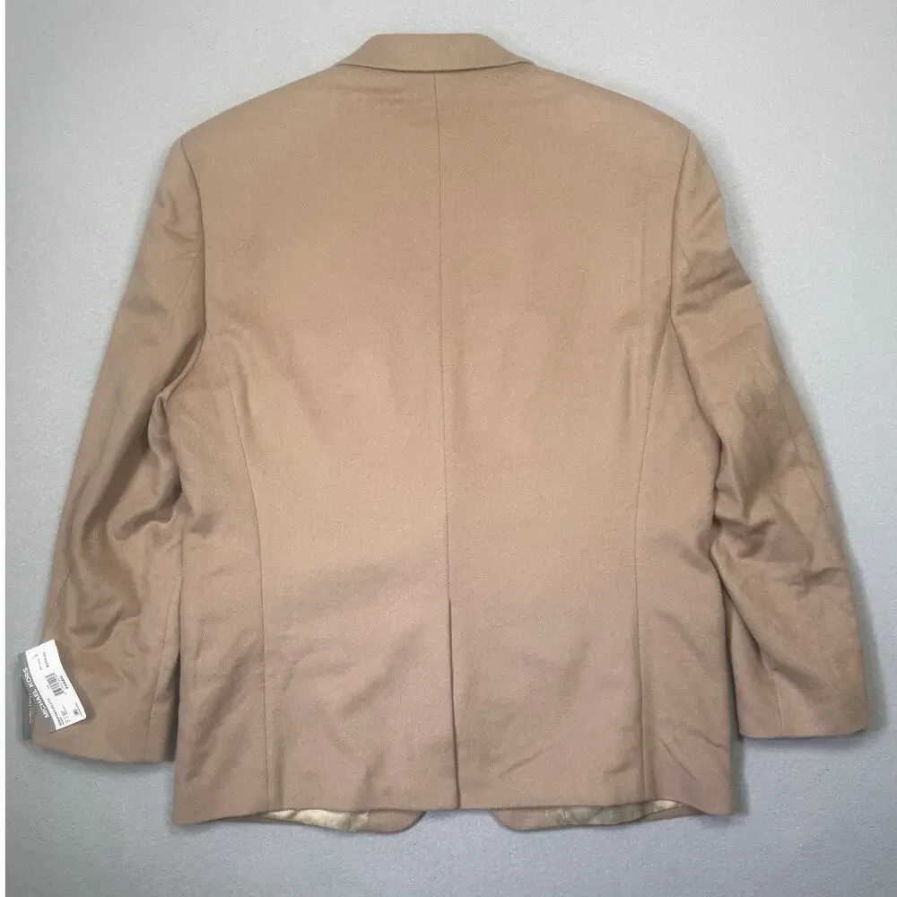 Michael Kors Men's Wool Cashmere Blend Lux Classic-Fit Sport Coat Camel 44R $395